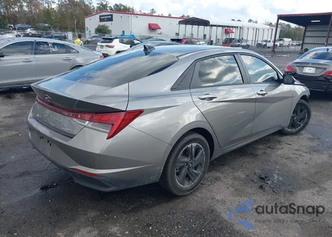 2023 Hyundai Elantra Hybrid Blue from USA, damaged, VIN KMHLM4AJ0PU039881
